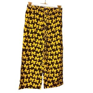 Men broad bay university of Michigan wolverines lounge pants Large L Go Blue